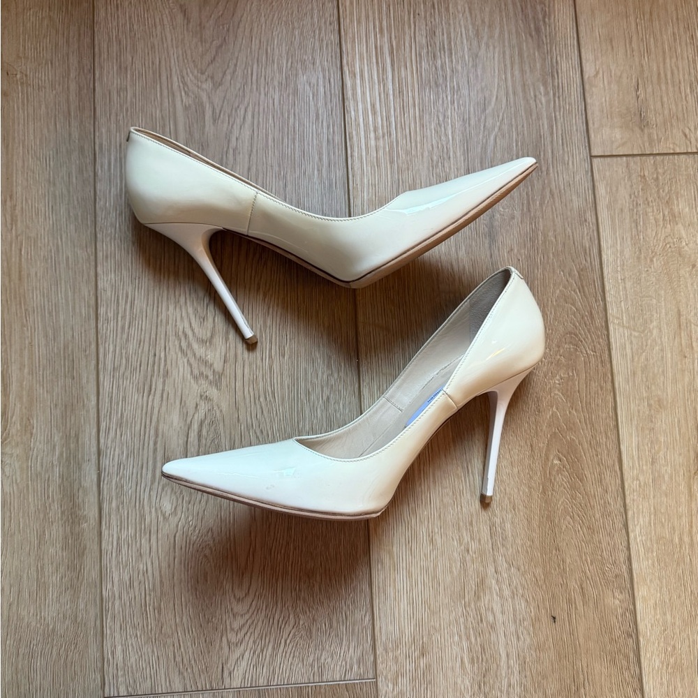 Jimmy Choo Cream Pointed Heels